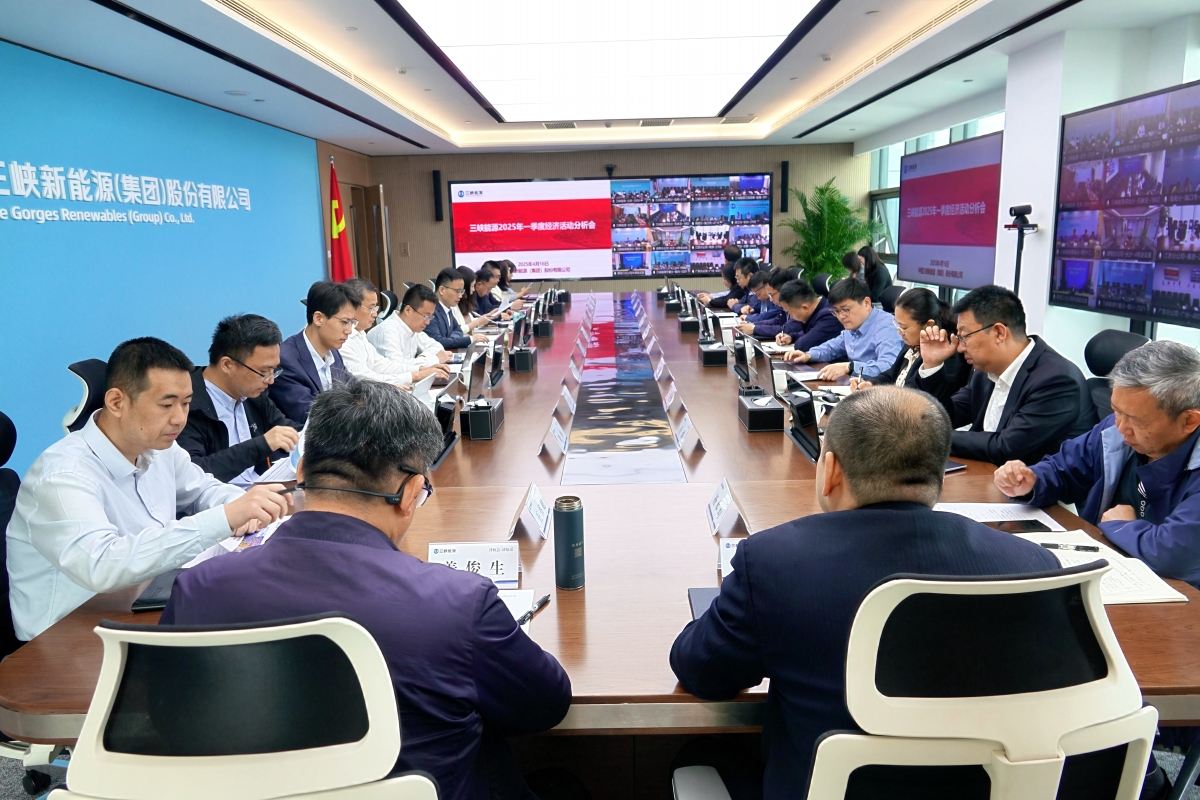 三峽能源召開2025年一季度經(jīng)濟(jì)活動分析會